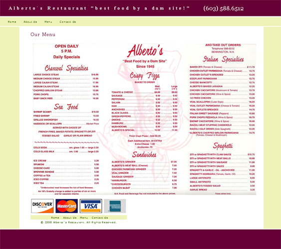 http://www.albertos.info
