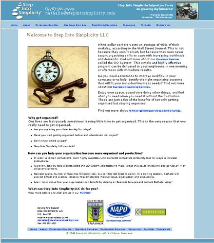 http://www.stepintosimplicity.com